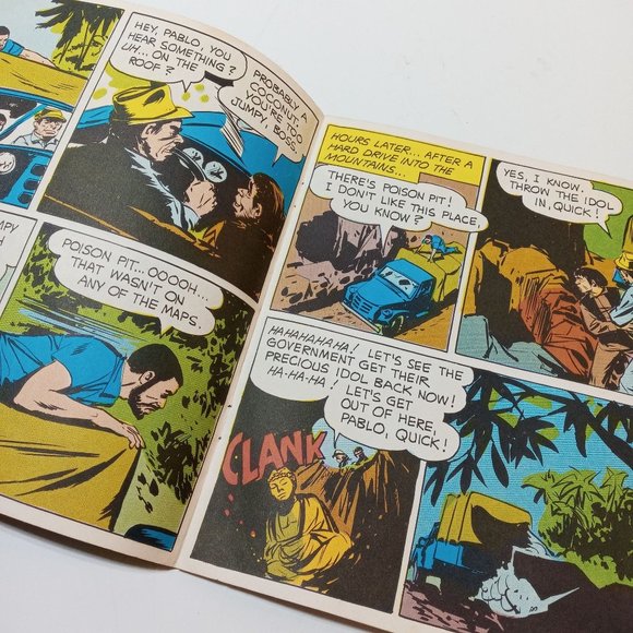 GI Joe Comic Book Booklet Search For The Stolen Idol 1973 Collectible Vintage - Picture 8 of 11